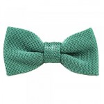 Vidoni Plain Iceberg Green Silk Designer Bow Tie